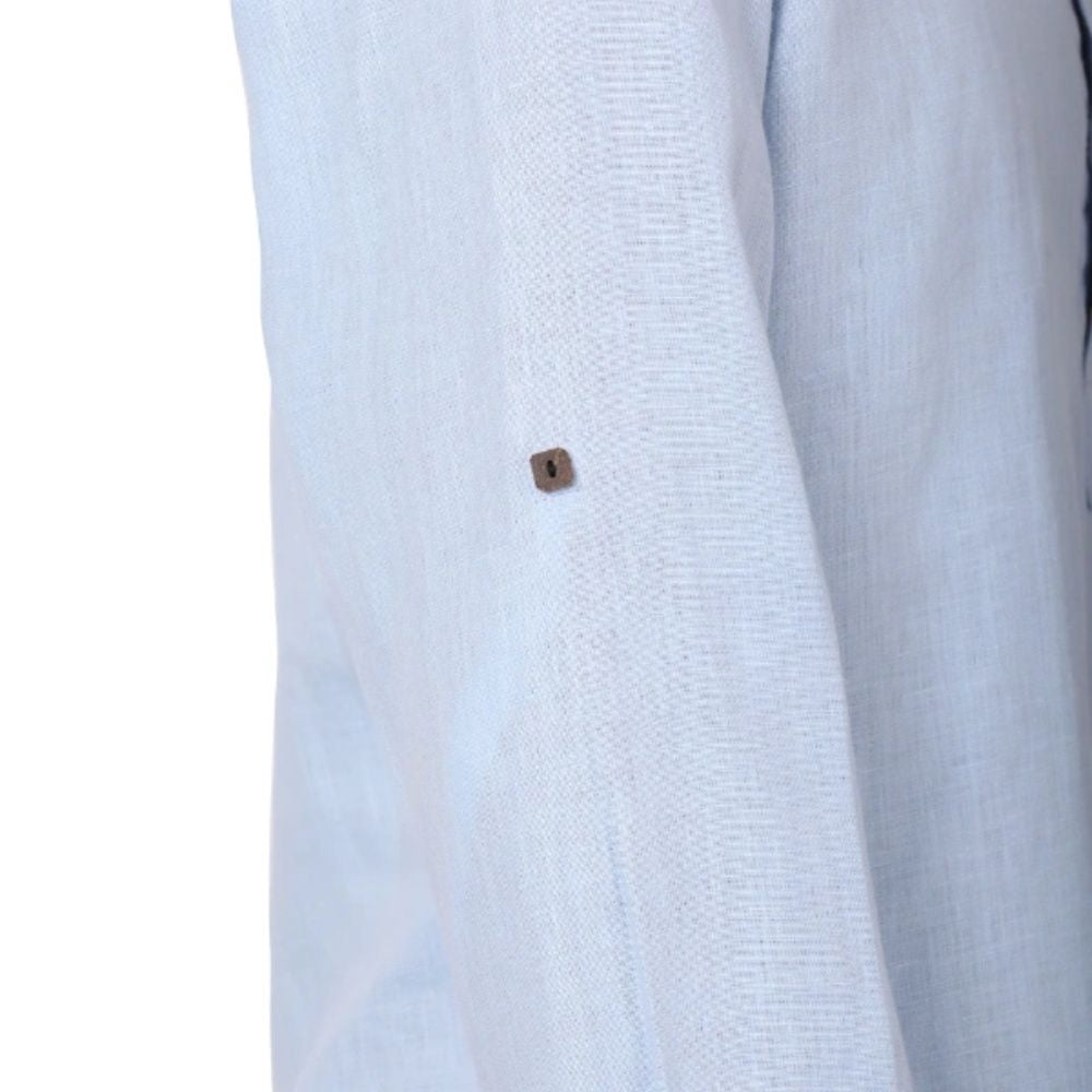 Men Solid Hemp Short Kurta