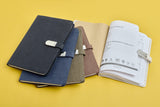 Hemp A5 Diary with Button Flap Closure