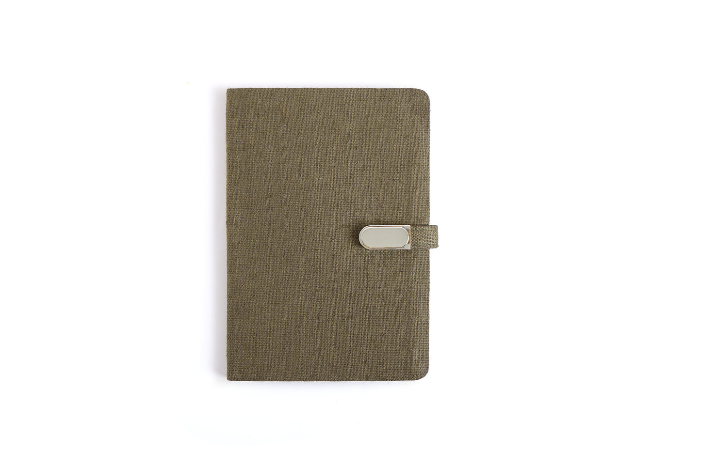 Hemp A5 Diary with Button Flap Closure