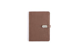 Hemp A5 Diary with Button Flap Closure