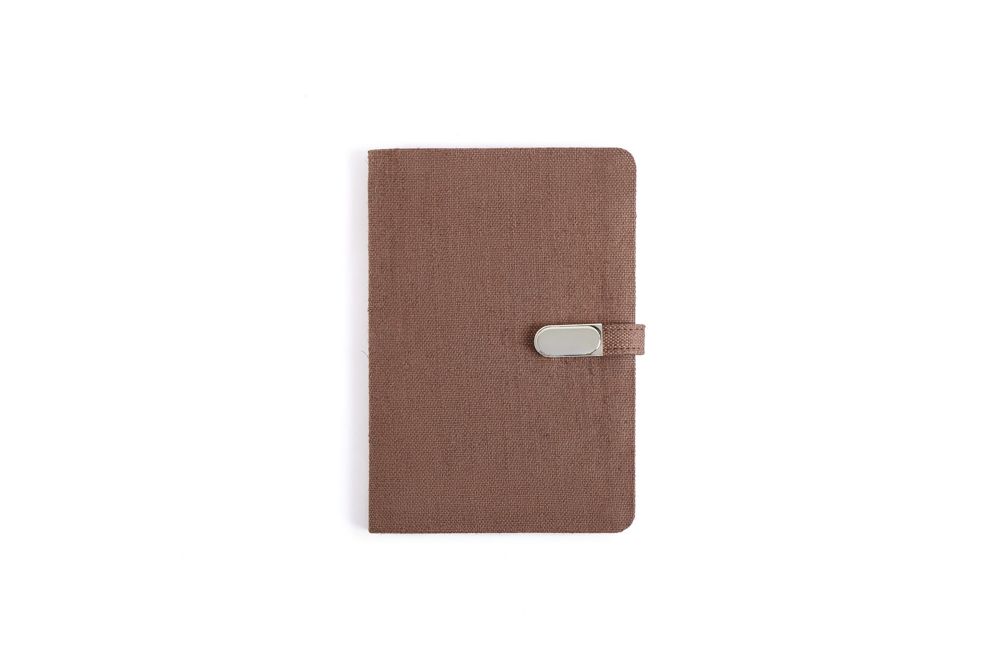 Hemp A5 Diary with Button Flap Closure