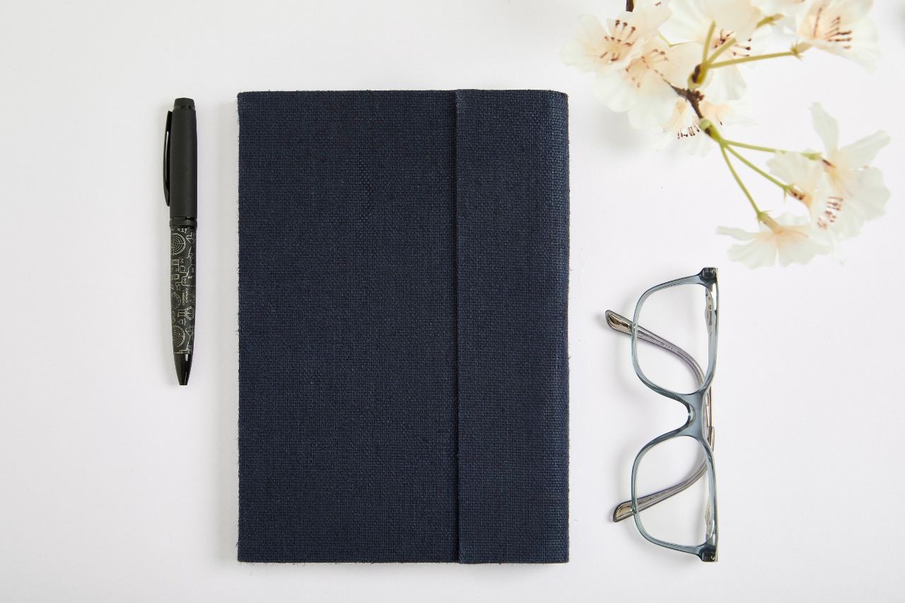 Hemp A5 Notebook Diary  with Magnetic Flap Closure