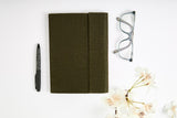 Hemp A5 Notebook Diary  with Magnetic Flap Closure