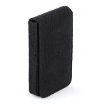 Hemp Fliptop Vertical Card Holder Black