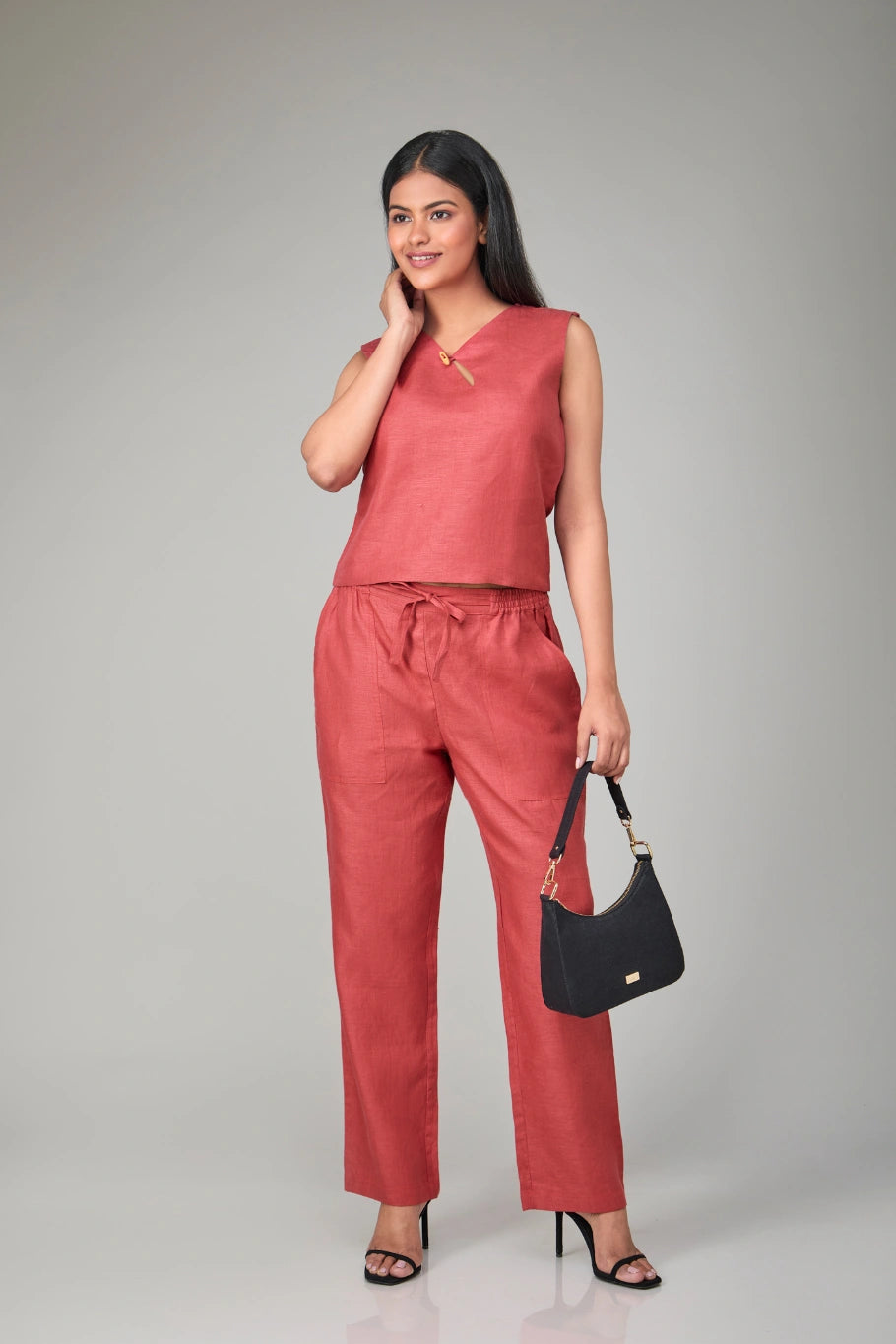 Hemp Teracotta Red Co-Ord Set