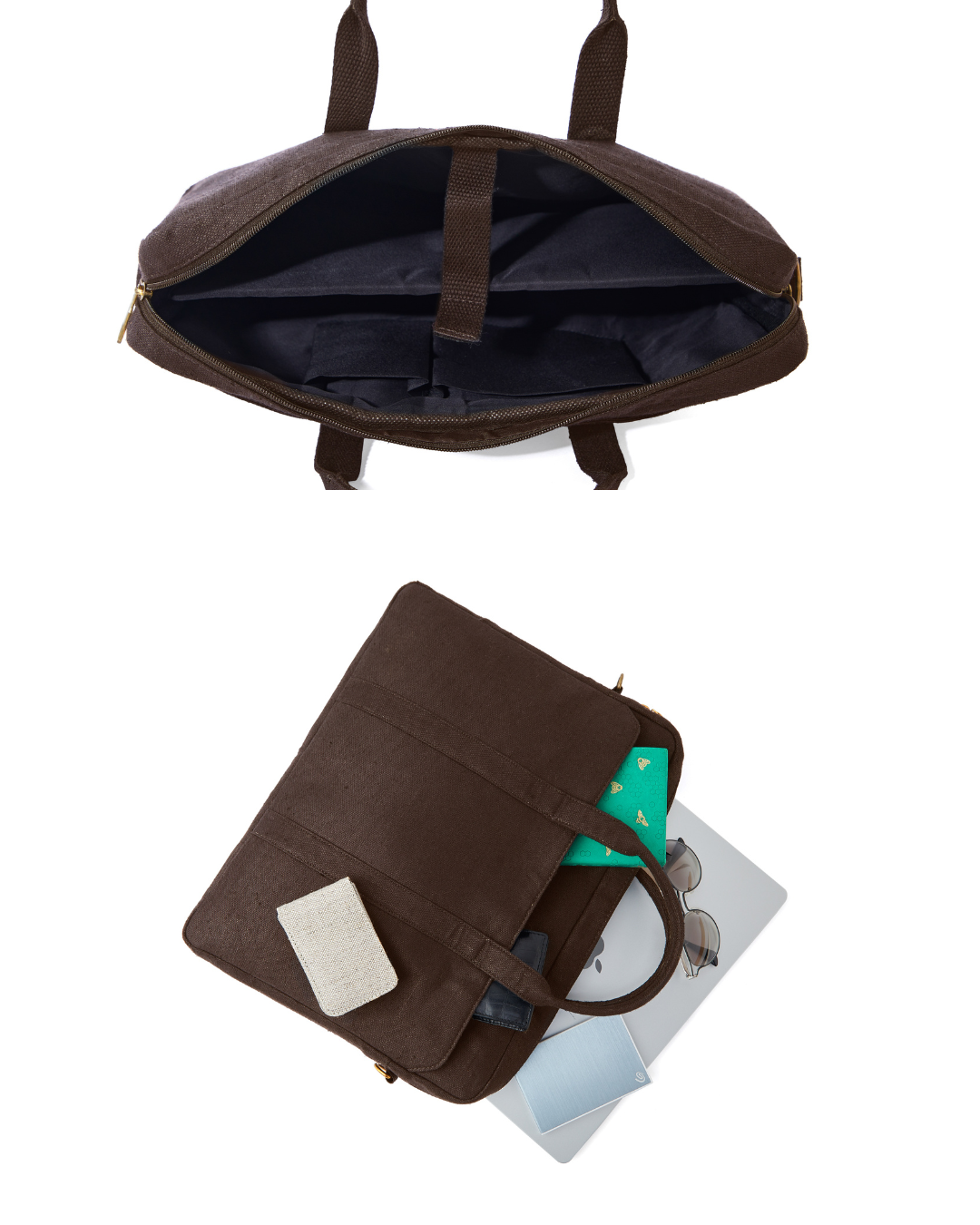 Hemp Solid Laptop Bag