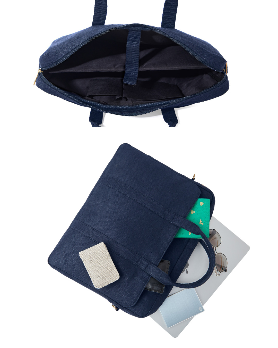 Hemp Solid Laptop Bag