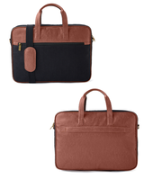 Hemp and PU Laptop Bag