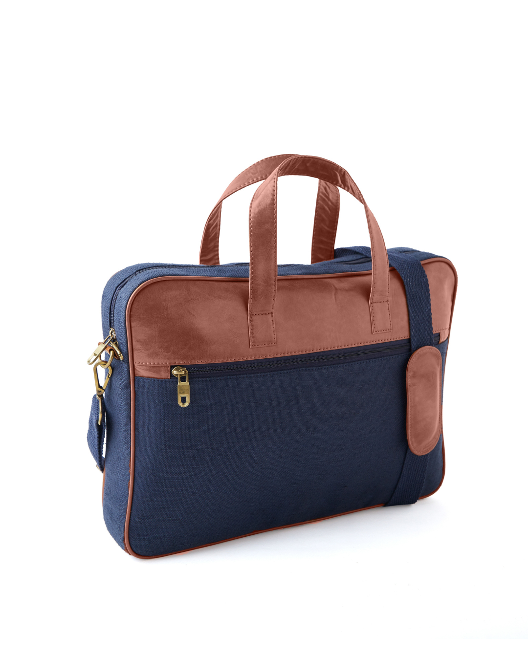 Hemp and PU Laptop Bag